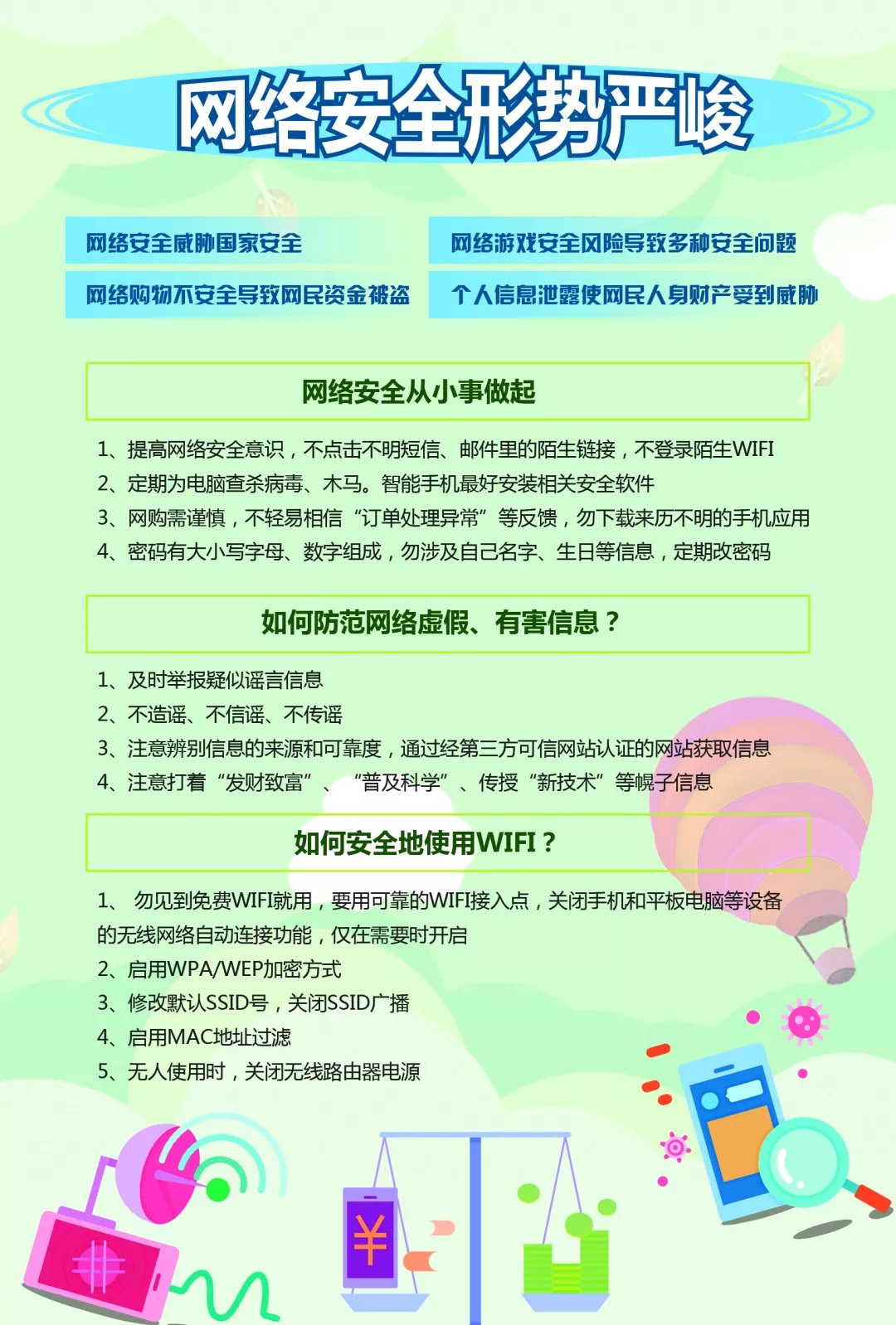 网络安全知识大放送！快来围观呦~ 