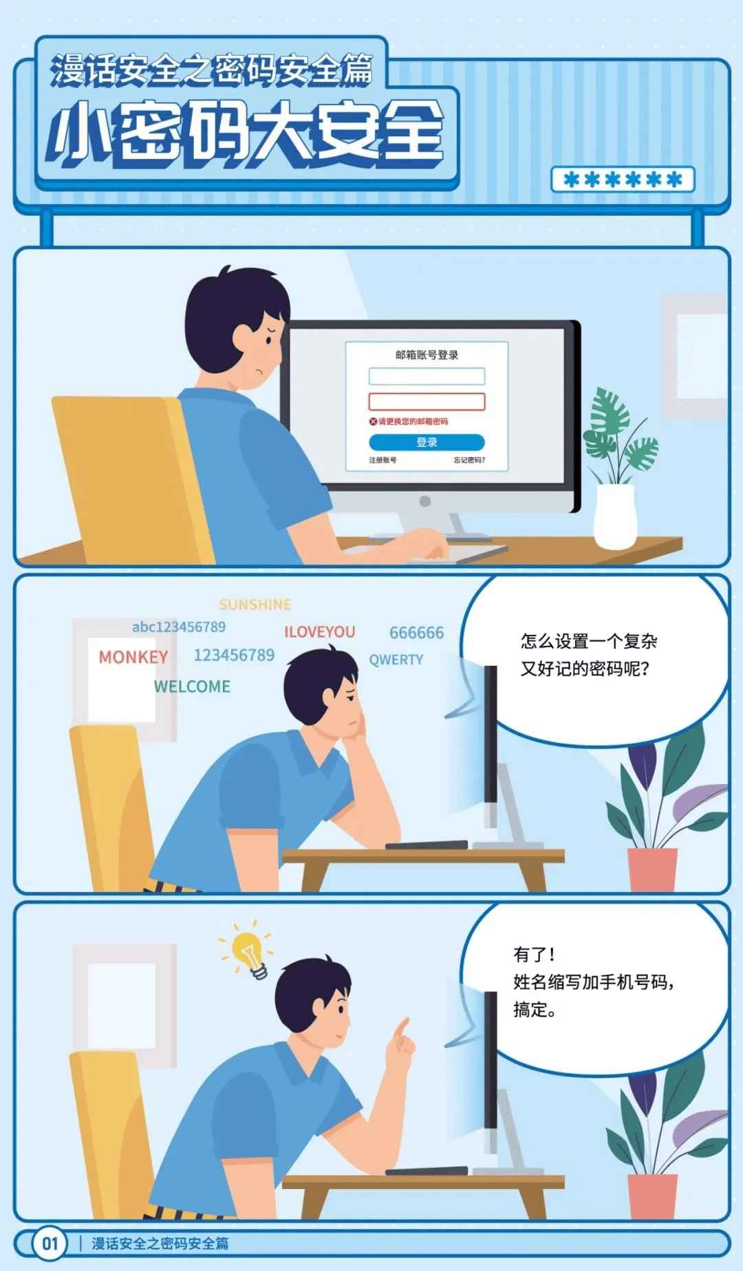漫画安全之密码安全篇
